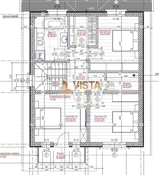 Casă cu 4 camere cu Teren 500 Mp în Sânpetru