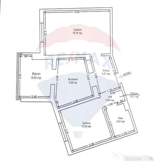 Apartament cu 2 camere decomandat în Aradul Nou