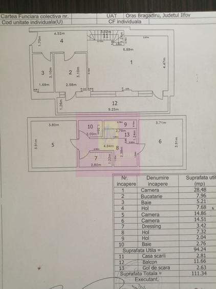 Apartament cu 3 camere semidecomandat, mobilat în Haliu