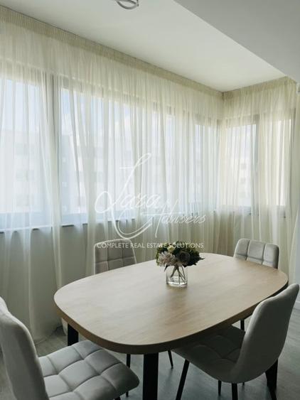 Apartament cu 2 camere semidecomandat, mobilat în Pipera