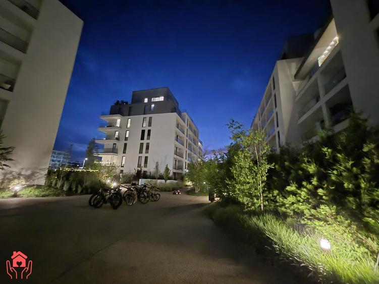 Apartament cu 2 camere semidecomandat, mobilat în Băneasa
