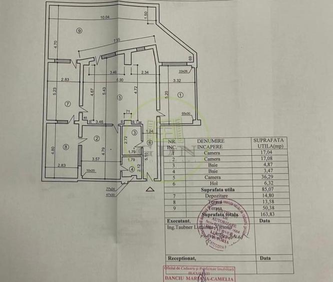 Apartament cu 3 camere semidecomandat, mobilat în Dămăroaia