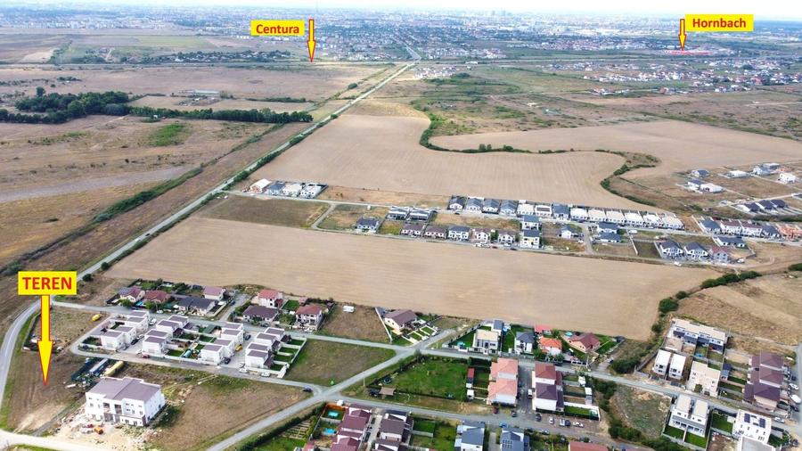 Teren Construcții intravilan de 1638 mp, în Moșnița Nouă