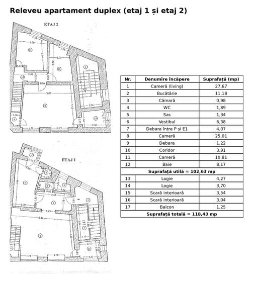 Apartament cu 3 camere decomandat, mobilat în Cotroceni