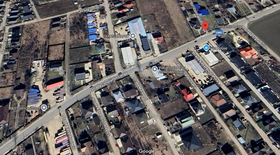 Teren Construcții intravilan de 1157 mp, în Miroslava