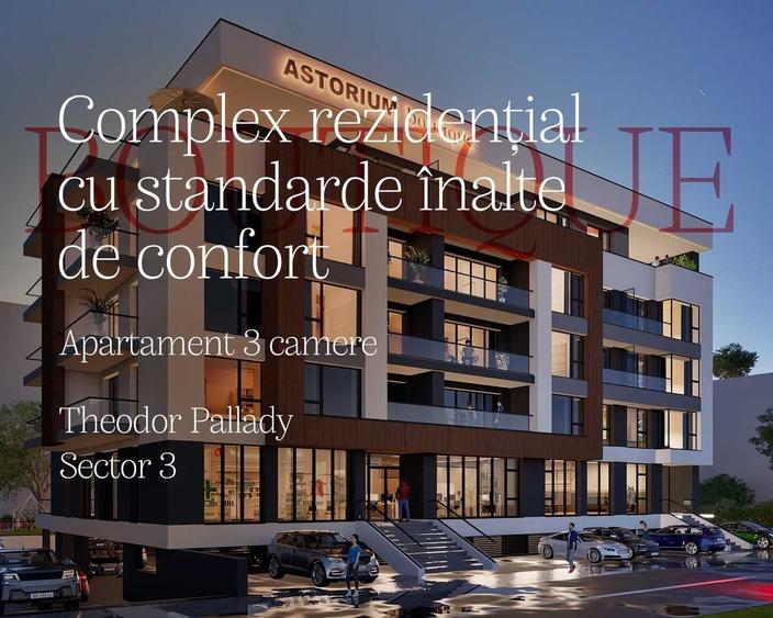 Apartament cu 3 camere nedecomandat în Cățelu