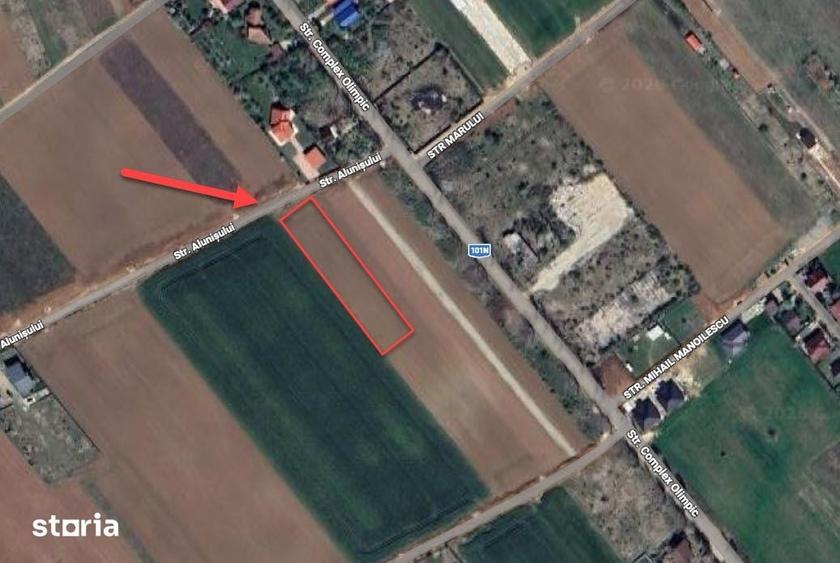 Teren de 2500 mp, în Ciolpani