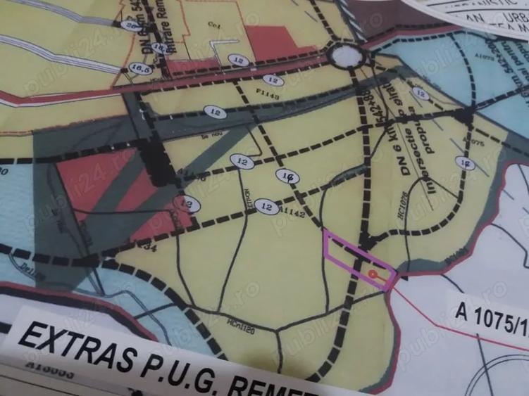 Teren de 640 mp, în Remetea Mare