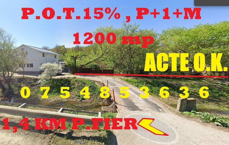 Teren Construcții intravilan de 1200 mp, în Copou