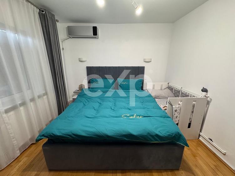 Apartament cu 3 camere decomandat, mobilat în Teilor