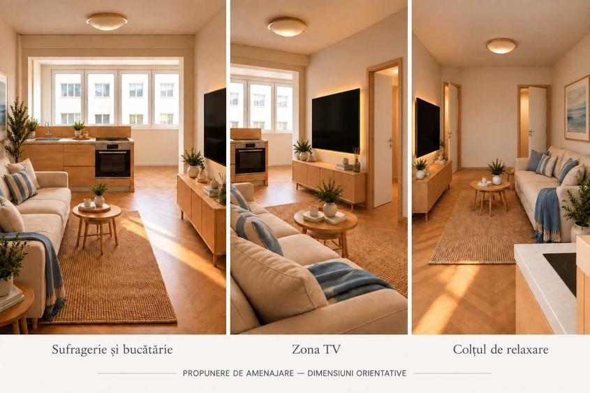 Apartament cu 2 camere în Nord