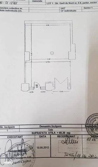 Spațiu comercial, de 80 mp, în Nord