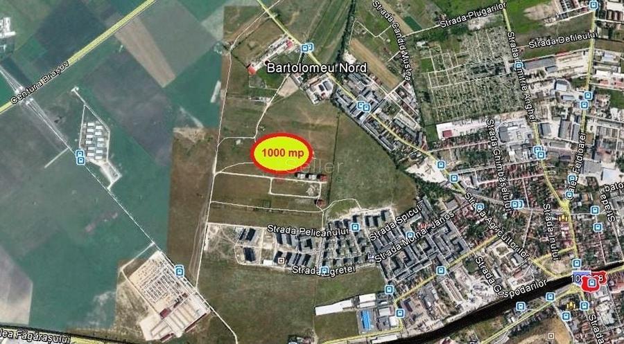 Teren Construcții intravilan de 1000 mp, în Avantgarden