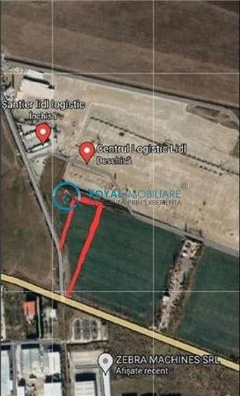 Teren agricol intravilan de 9640 mp, în Vest