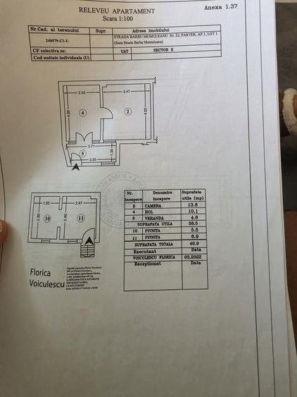 Casă cu 2 camere cu Teren 46 Mp în Ștefan cel Mare