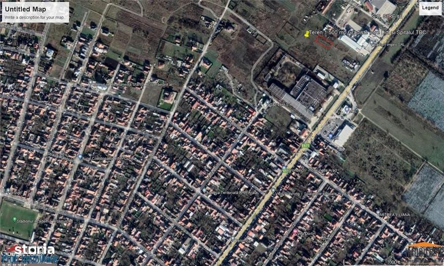 Teren 1.500mp pentru constructii comerciale-industriale- Gradiste stra - 1