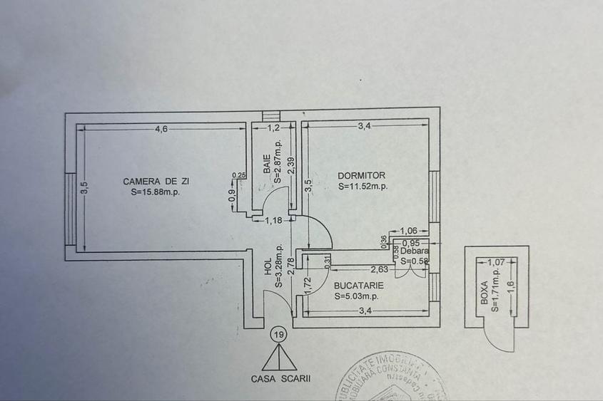 Apartament cu 2 camere decomandat în Mihail Kogălniceanu
