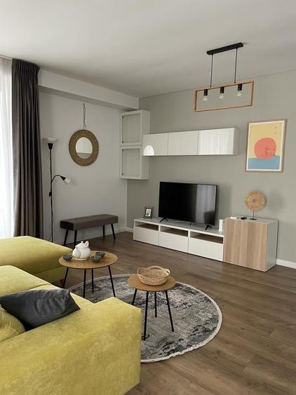 Apartament cu 2 camere decomandat, mobilat în Tunari