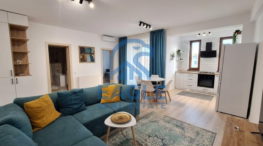 Apartament cu 2 camere nedecomandat, mobilat în Tomis Nord