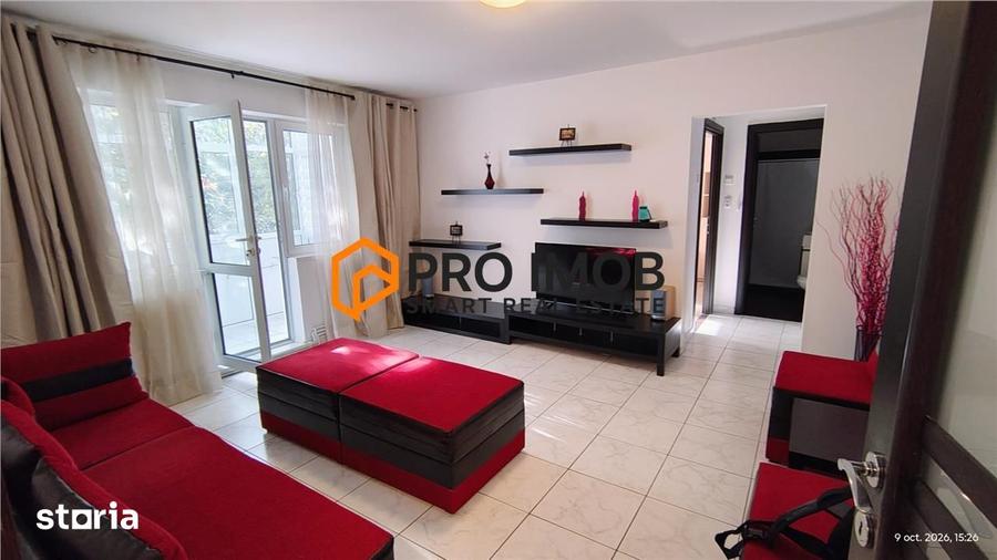 Apartament cu 2 camere semidecomandat, mobilat în Micro 3