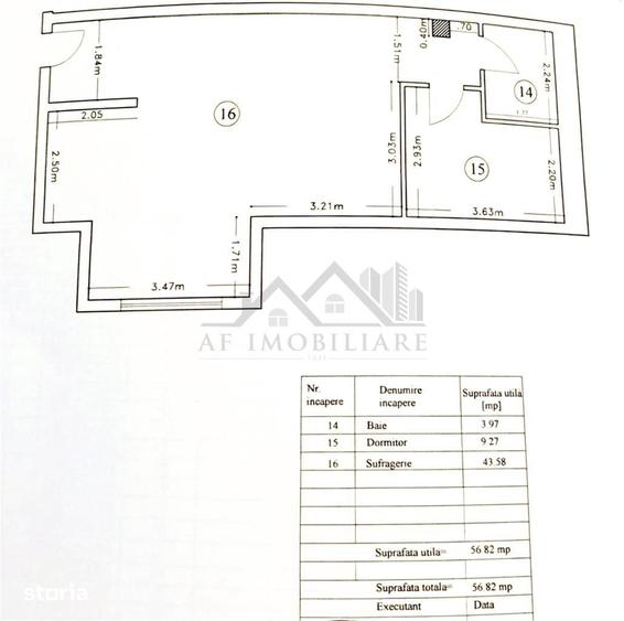 Apartament cu 2 camere în Alexandru cel Bun