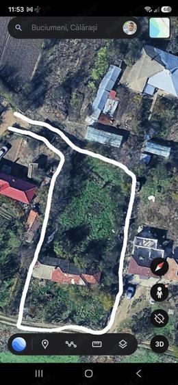 Teren intravilan de vanzare Buciumeni,jude?ul Calara?i - 2