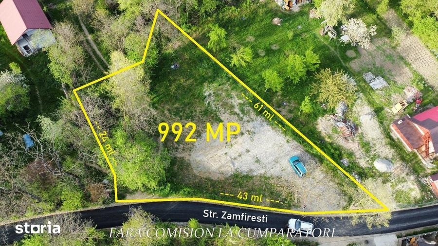 Teren de 992 mp, în Păușești