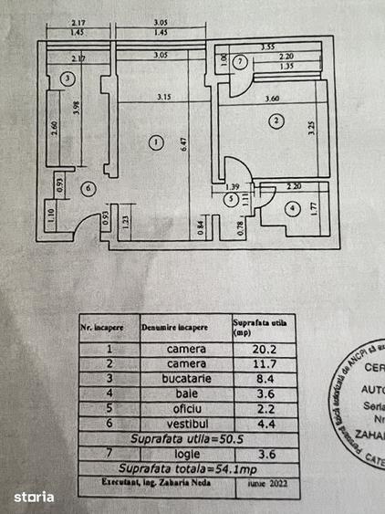 Apartament cu 2 camere în Tei