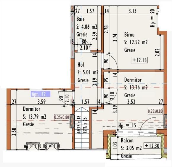 Apartament cu 4 camere decomandat în Mărăști