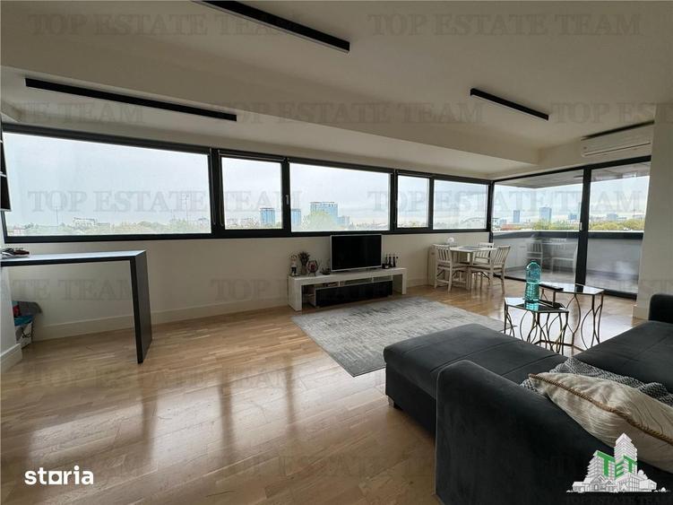 Apartament cu 2 camere semidecomandat, mobilat în Tei