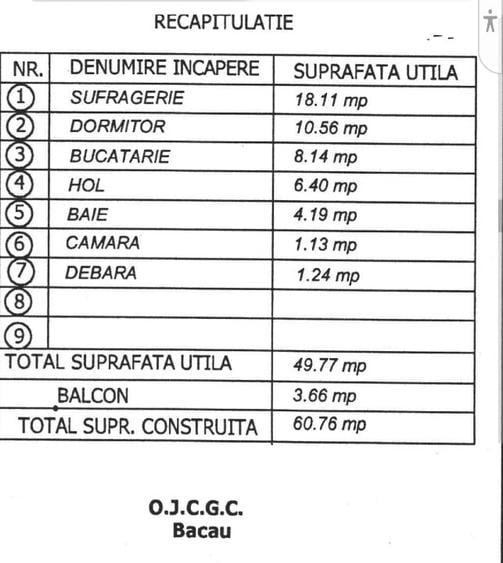 Apartament cu 2 camere decomandat în Narcisa