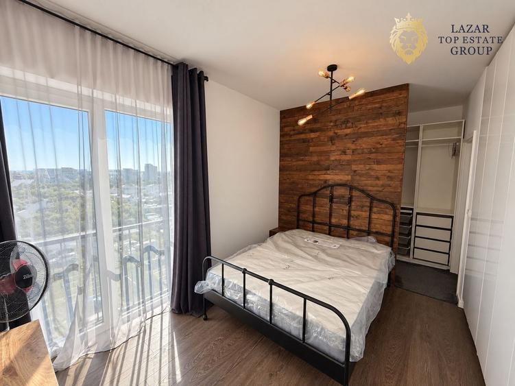 Apartament cu 3 camere semidecomandat, mobilat în UTA
