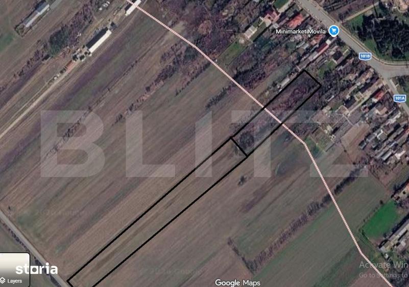 Teren de 4000 mp, în Central