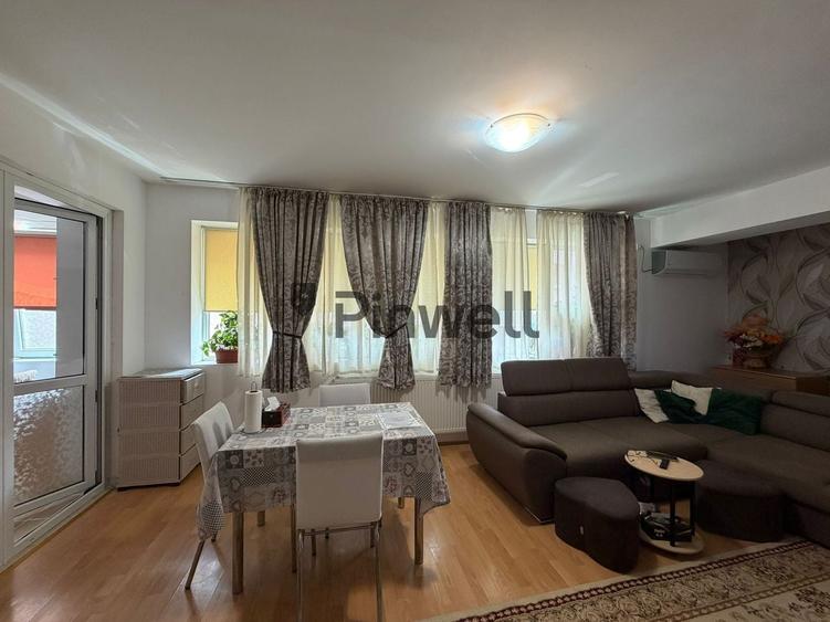 Apartament cu 2 camere semidecomandat, mobilat în Cățelu