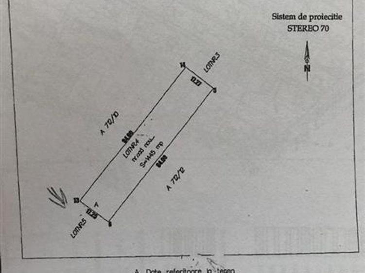 Teren Construcții intravilan de 1445 mp, în Reci