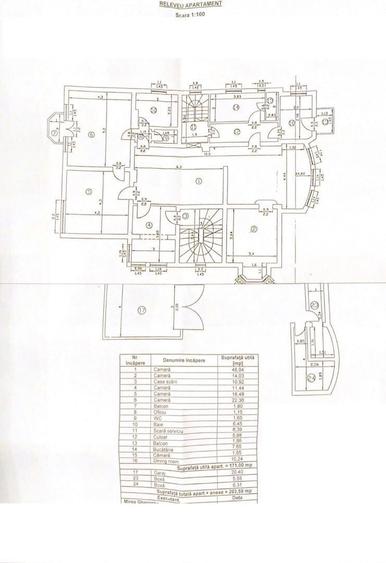 Apartament cu 4 camere, mobilat în Domenii
