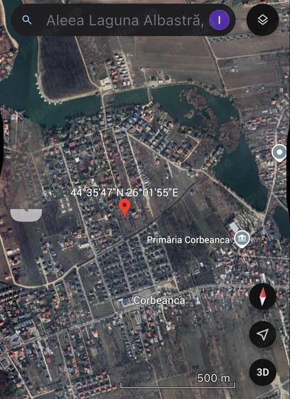 Teren de 550 mp, în Ostratu