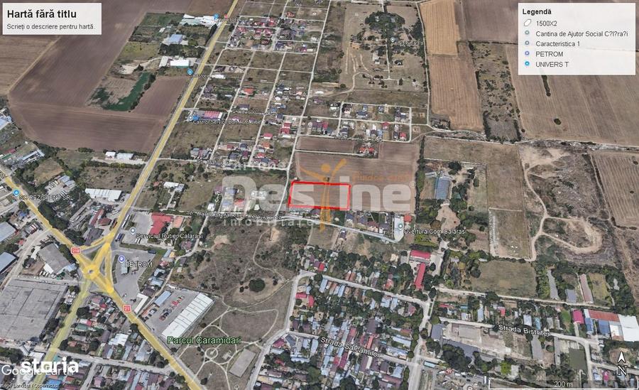 Teren de 1500 mp, în Cărămidari