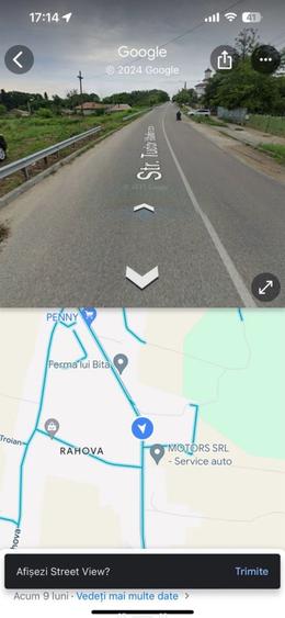 Teren de 4500 mp, în Central