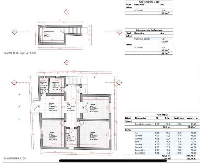 Casa single, 109 mp, 4 camere, zona Centru- malul Cibinului - 10
