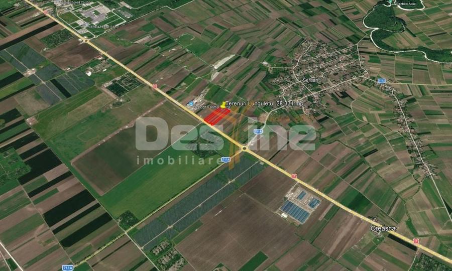 Teren agricol intravilan de 28331 mp, în Lungulețu