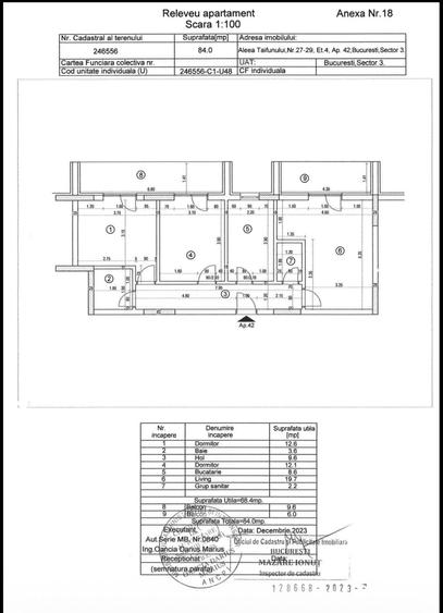 Apartament cu 3 camere în Theodor Pallady