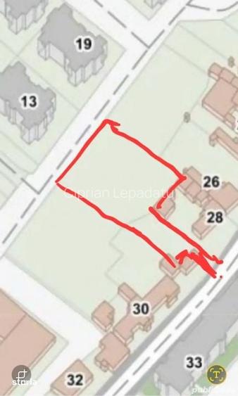 Teren intravilan deschidere la doua strazi zona Turnisor
