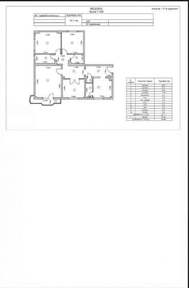 Apartament cu 4 camere decomandat în Panduri