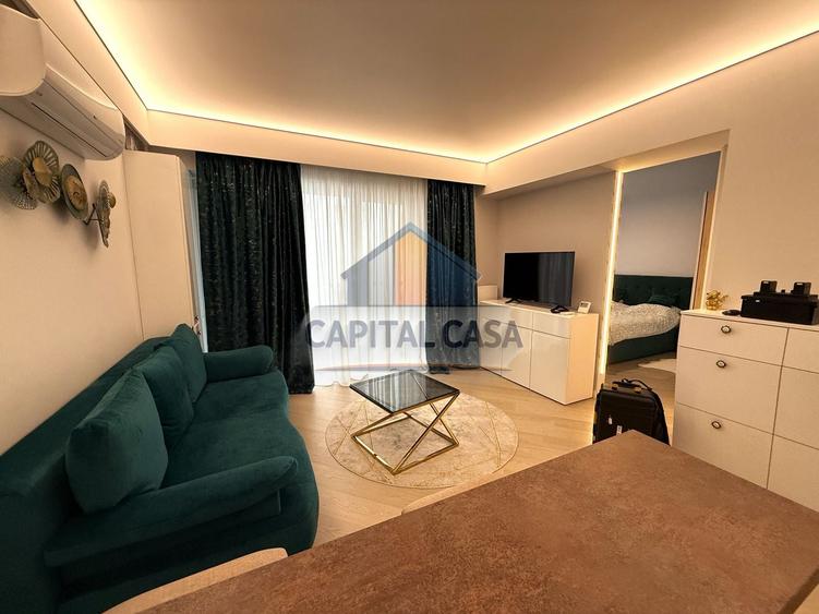 Apartament cu 2 camere semidecomandat, mobilat în Pipera