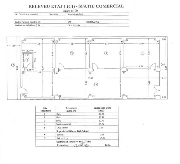 Spațiu comercial, de 190 mp, în Anda
