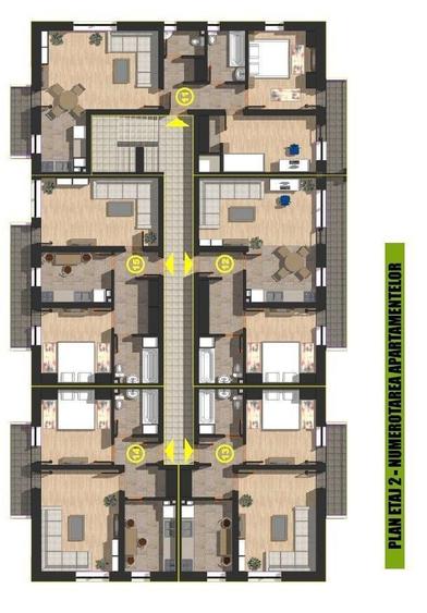 Apartament cu 2 camere în Câmpulung Muscel