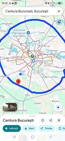 Apartament cu 2 camere semidecomandat, mobilat în Rahova