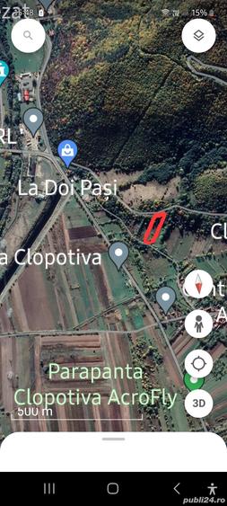 Teren în Clopotiva