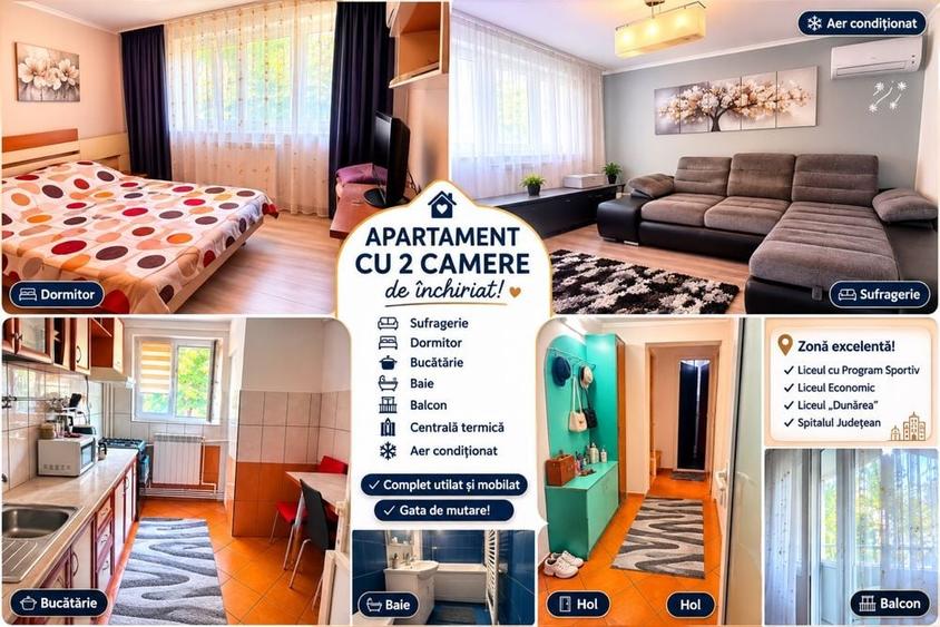 Apartament cu 2 camere în Dunărea